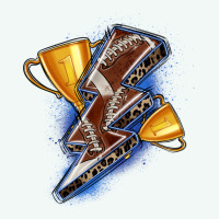 Football Lightning Bolt Premium Hoodie | Teevron
