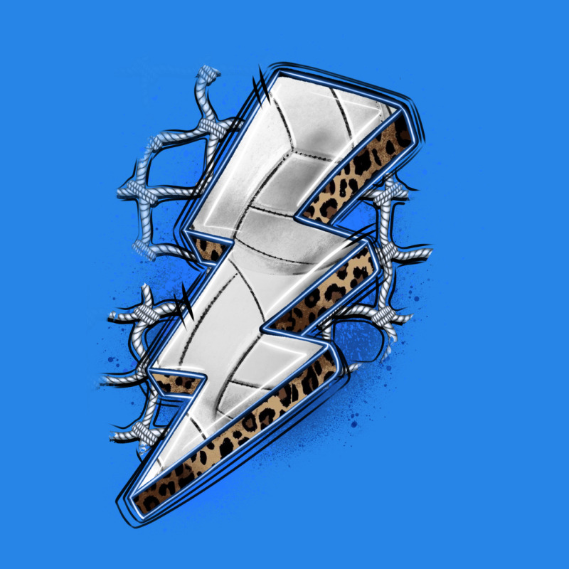 Volleyball Lightning Bolt Premium Hoodie by Zillion Design Studio | Teevron