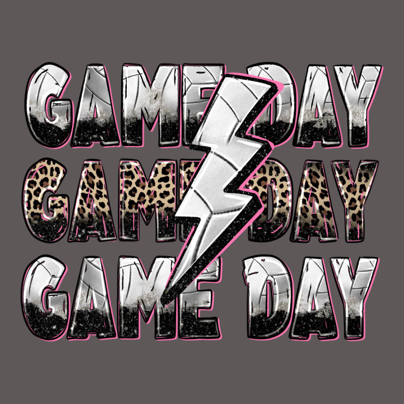 Game Day Game Day Volleyball Lightning Bolt Premium Hoodie by Zillion Design Studio | Teevron