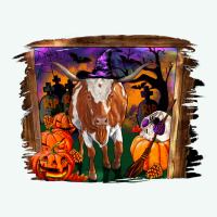 Longhorn Cow Halloween Premium Hoodie | Teevron