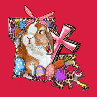 Louisiana Map Easter Bunny And Cross Premium Hoodie | Teevron