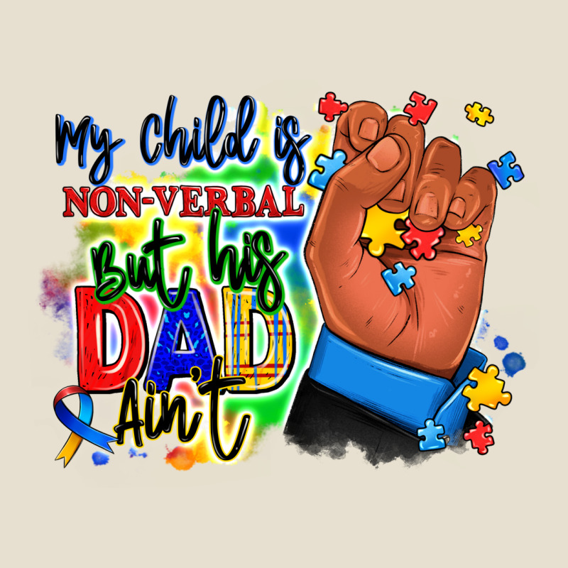 My Child Is Non Verbal But His Dad Aint Afro Hand Urban Hoodie by RanaPortraitStore | Teevron