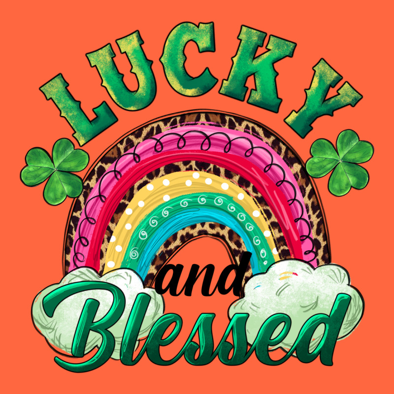 Lucky And Blessed Rainbow Premium Hoodie by RanaPortraitStore | Teevron
