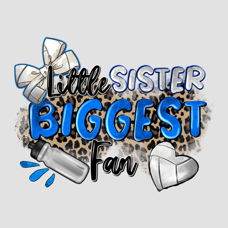 Little Sister Biggest Fan Volleyball Premium Hoodie by Zillion Design Studio | Teevron