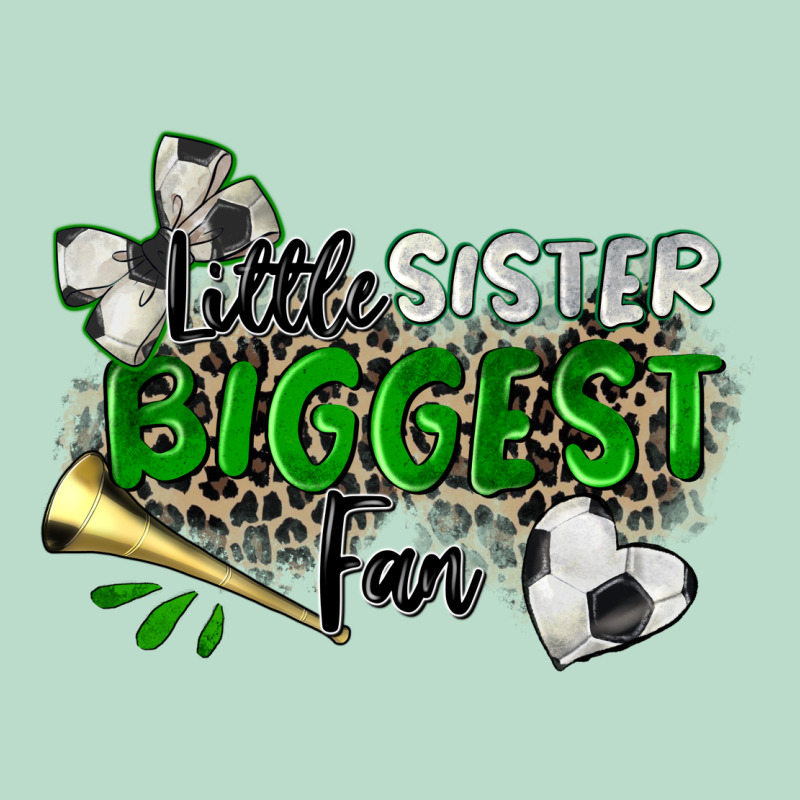 Little Sister Biggest Fan Soccer Premium Hoodie by Zillion Design Studio | Teevron