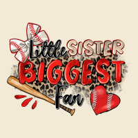 Little Sister Biggest Fan Baseball Premium Hoodie | Teevron