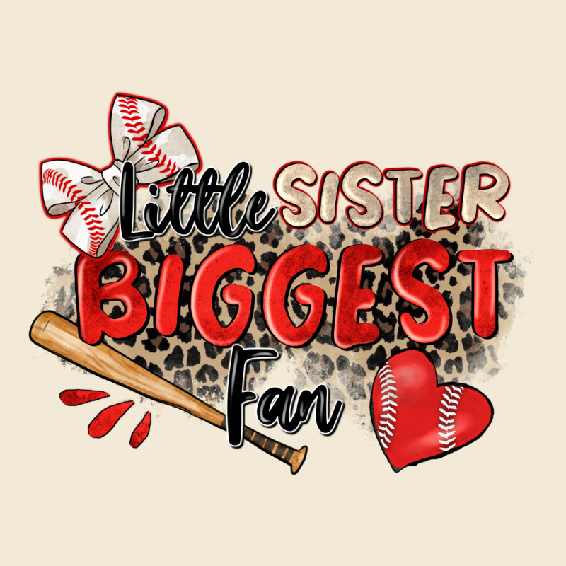 Little Sister Biggest Fan Baseball Premium Hoodie by Zillion Design Studio | Teevron