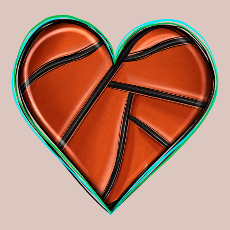 Basketball Heart Premium Hoodie by texasbilliewilder | Teevron