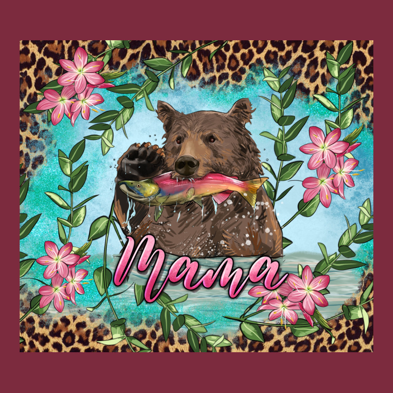 Mama Bear Haunting Fish Floral Premium Hoodie by RanaPortraitStore | Teevron