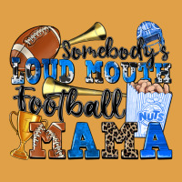 Somebody's Loud Mouth Football Mama Premium Hoodie | Teevron