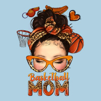 Basketball Messy Bun Mom Premium Hoodie | Teevron