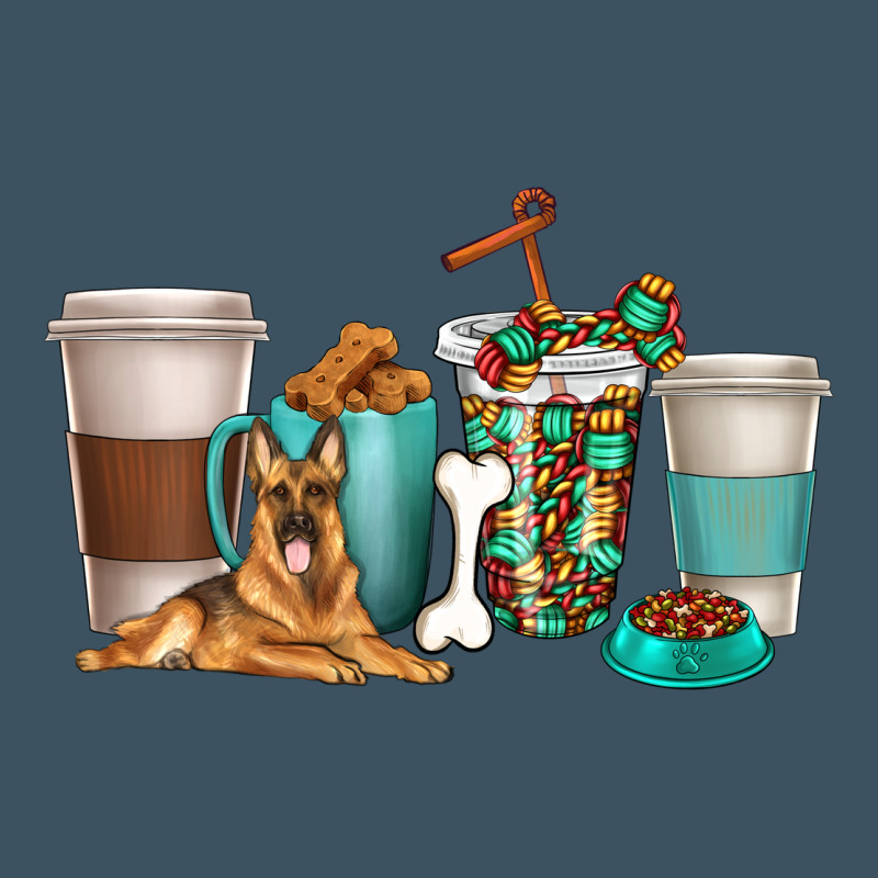 German Shepherd Dog Coffee Cups Urban Hoodie by texasbilliewilder | Teevron