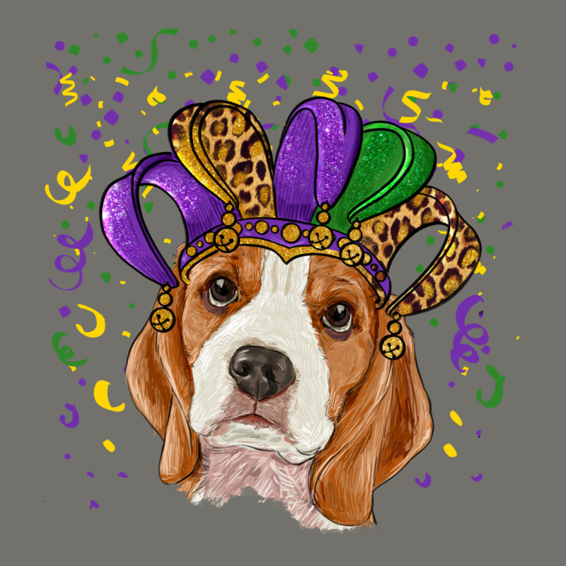 Mardi Gras Beagle Premium Hoodie by RanaPortraitStore | Teevron
