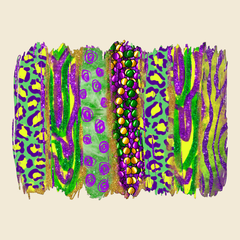 Mardi Gras Brush Stroke Premium Hoodie by RanaPortraitStore | Teevron