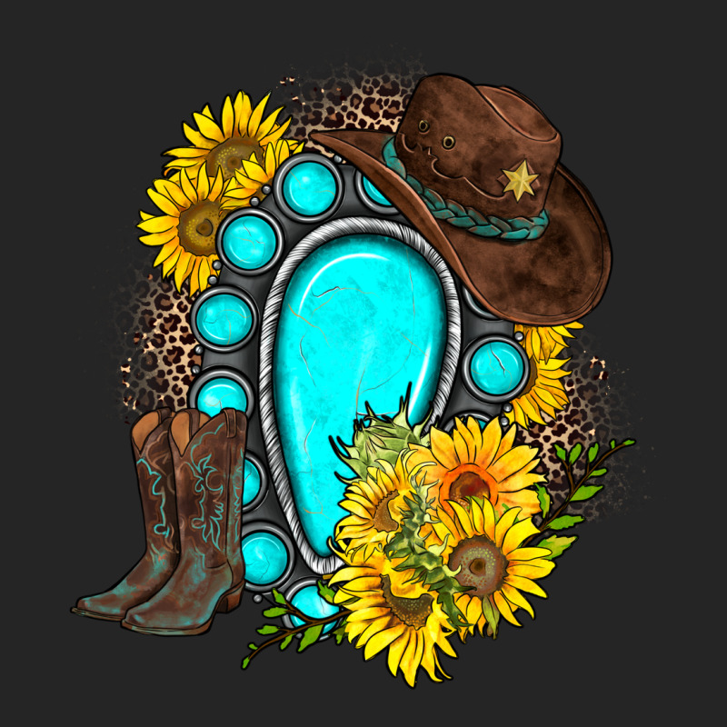 Western Turquoise Gemstone Premium Hoodie by Zillion Design Studio | Teevron