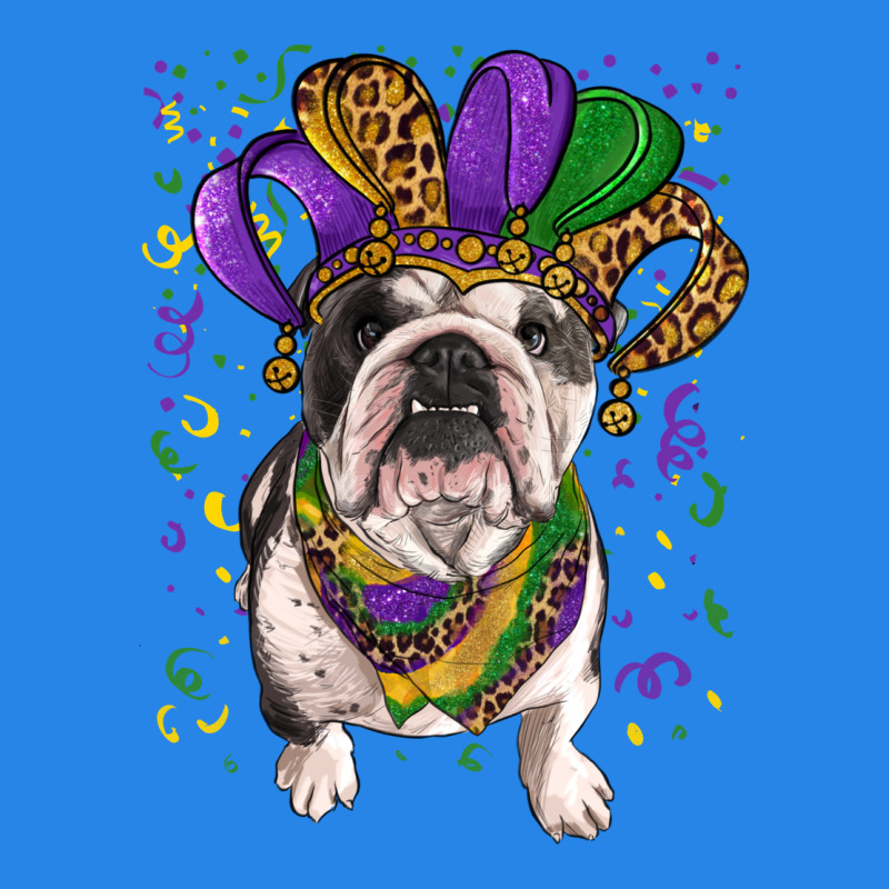 Mardi Gras Hat  English Bulldog Premium Hoodie by RanaPortraitStore | Teevron
