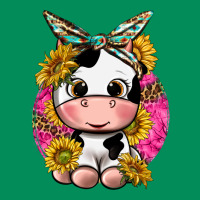 Cut Cow With Sunflower And Leopard  Pink Urban Hoodie | Teevron