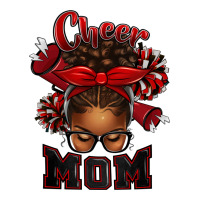 cheer mom afro messy bun | Teevron