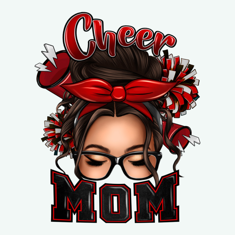 Cheer Mom Messy Bun Premium Hoodie by texasbilliewilder | Teevron