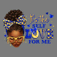 Sorority Colors Blue And Gold It's The Self Love F Premium Hoodie | Teevron