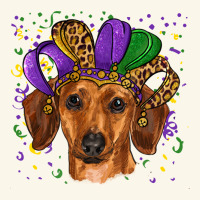 Mardi Gras Hat Dachshund Premium Hoodie | Teevron