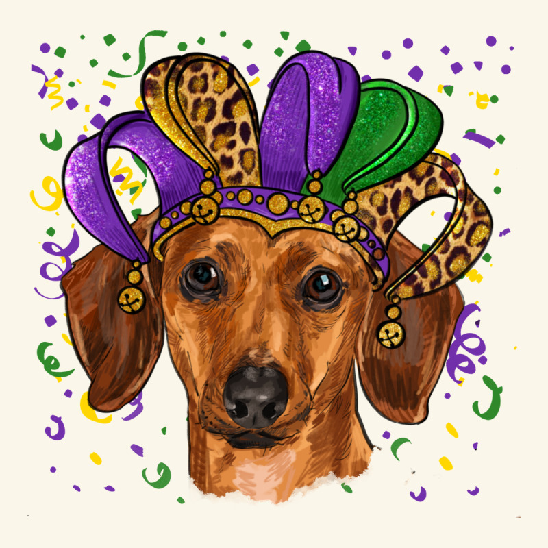 Mardi Gras Hat Dachshund Premium Hoodie by RanaPortraitStore | Teevron