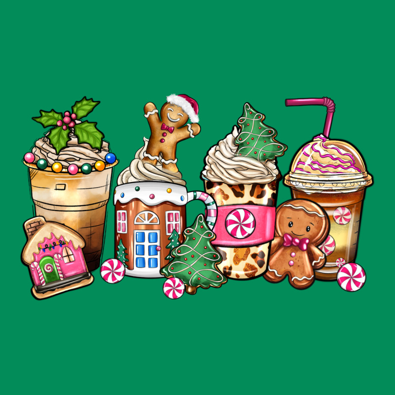 Pink Gingerbread Coffee Cups Urban Hoodie by Zillion Design Studio | Teevron