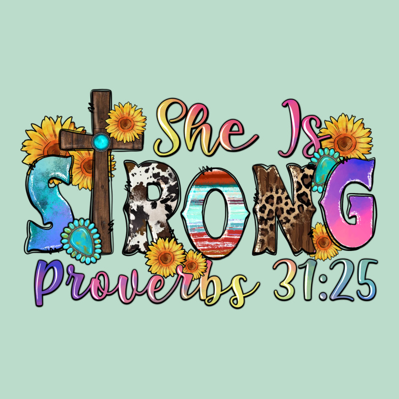 She Is Strong Proverbs 31 25 Premium Hoodie by Zillion Design Studio | Teevron