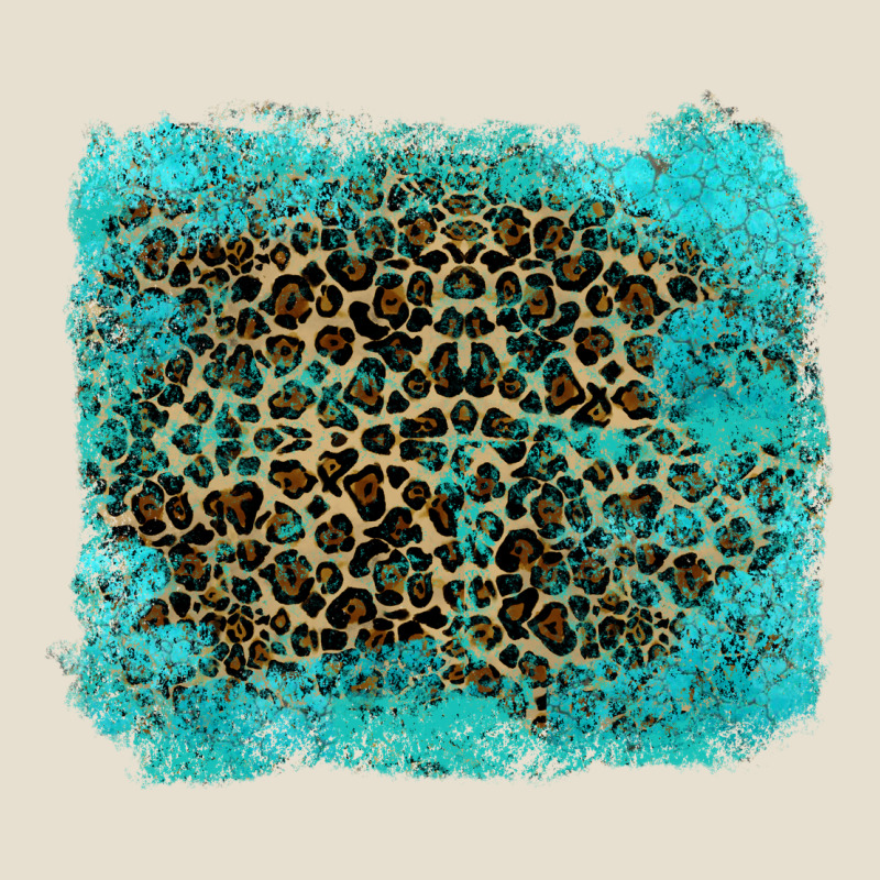 Leopard Turquoise Urban Heavy Tee by RanaPortraitStore | Teevron