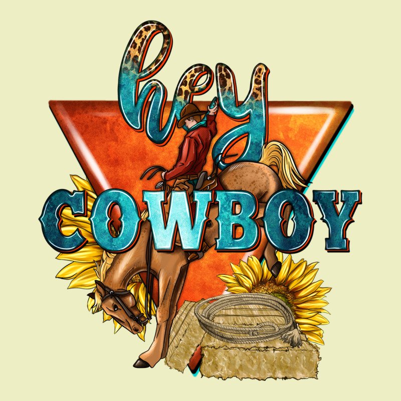 Hey Cowboy With Sunflowers Urban Hoodie by texasbilliewilder | Teevron