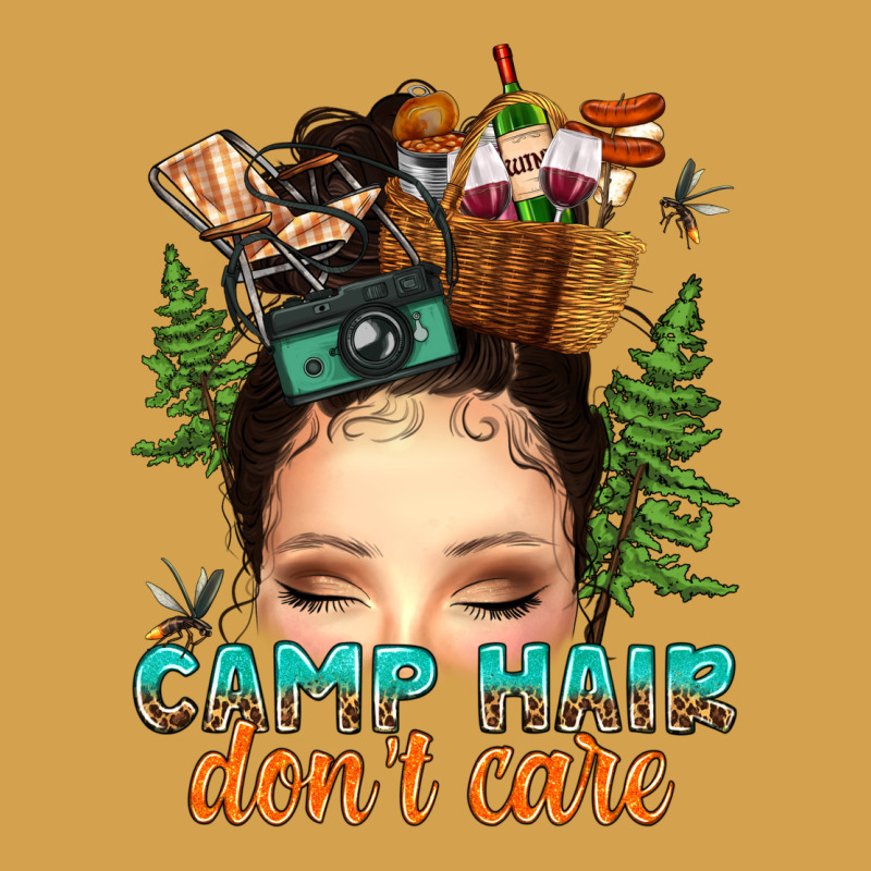Messy Bun Camp Hair Dont Care Urban Hoodie by texasbilliewilder | Teevron