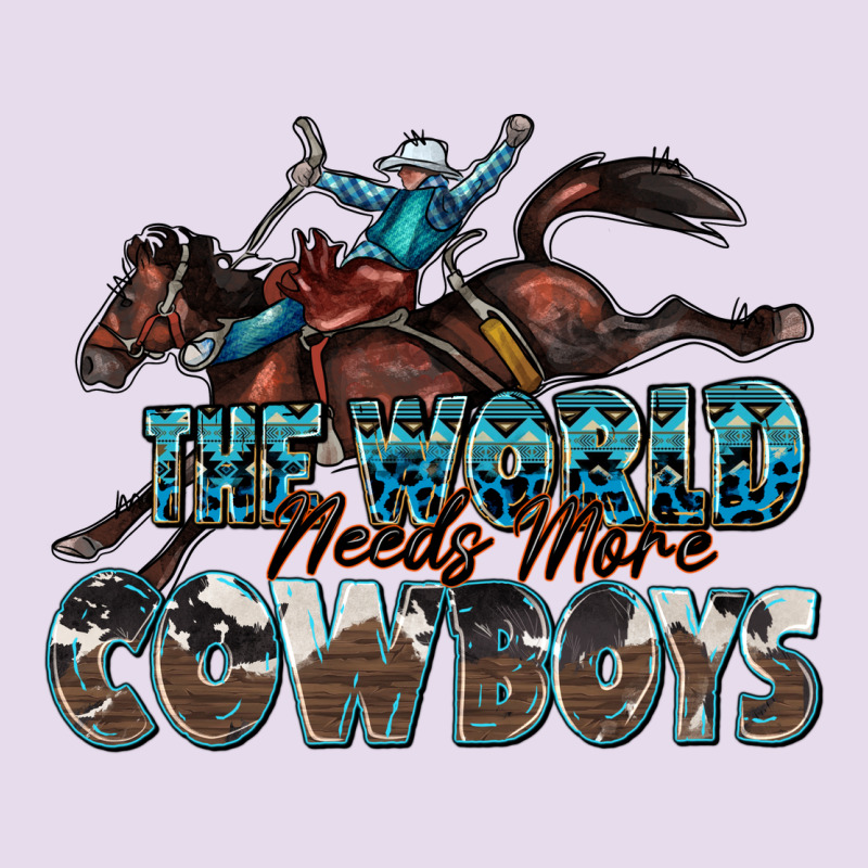 The World Needs More Cowboys Premium Hoodie by Zillion Design Studio | Teevron