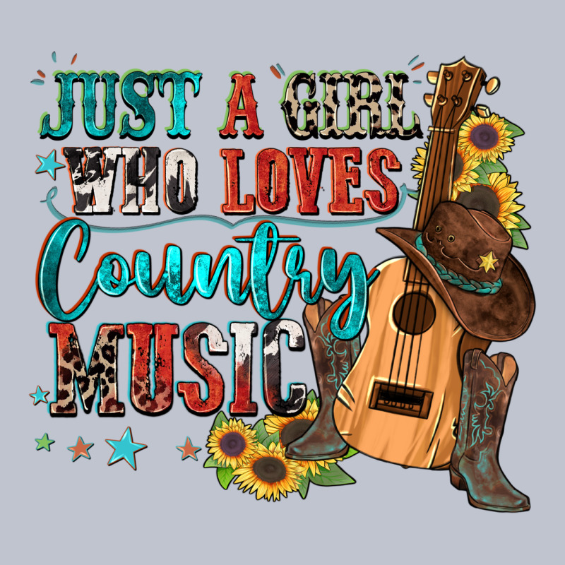 Just A Girl Who Loves Country Music Premium Hoodie by Zillion Design Studio | Teevron