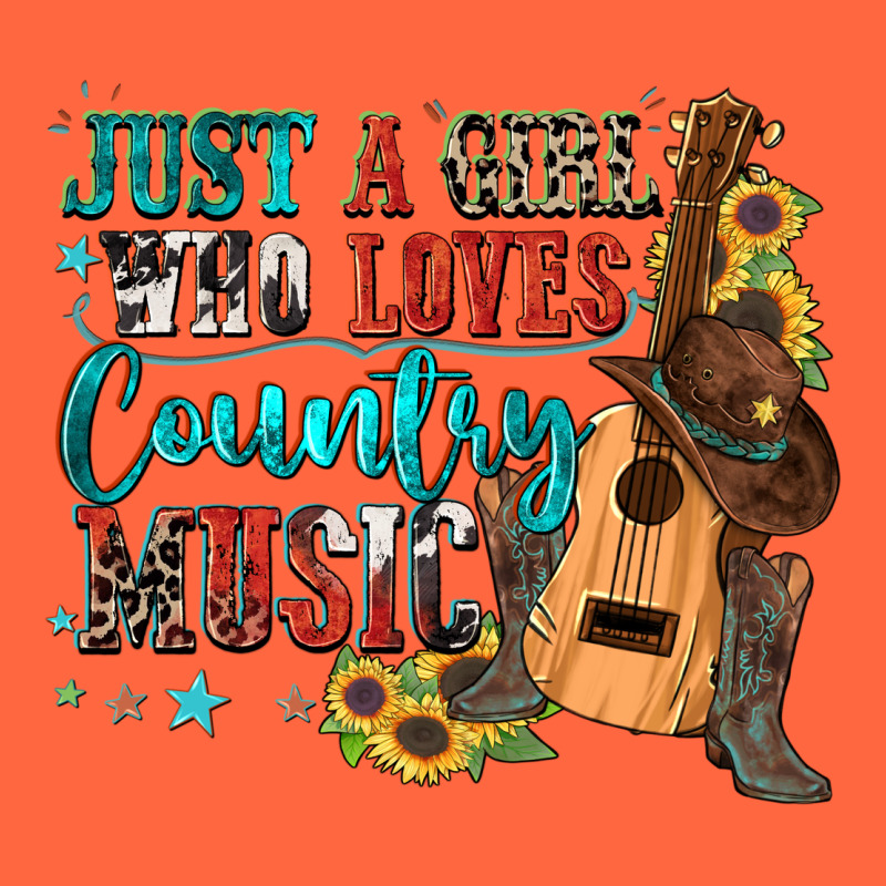 Just A Girl Who Loves Country Music Premium Hoodie by Zillion Design Studio | Teevron