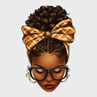 Plaid Bandana Afro Woman Urban Hoodie | Teevron