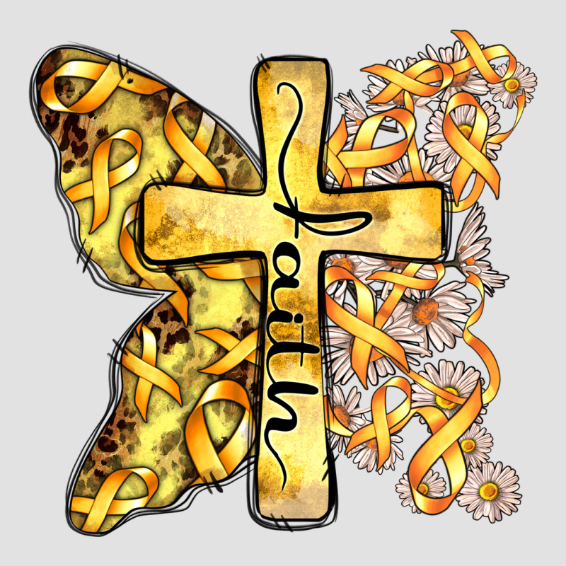 Faith Child Cancer Cross Premium Hoodie by Zillion Design Studio | Teevron