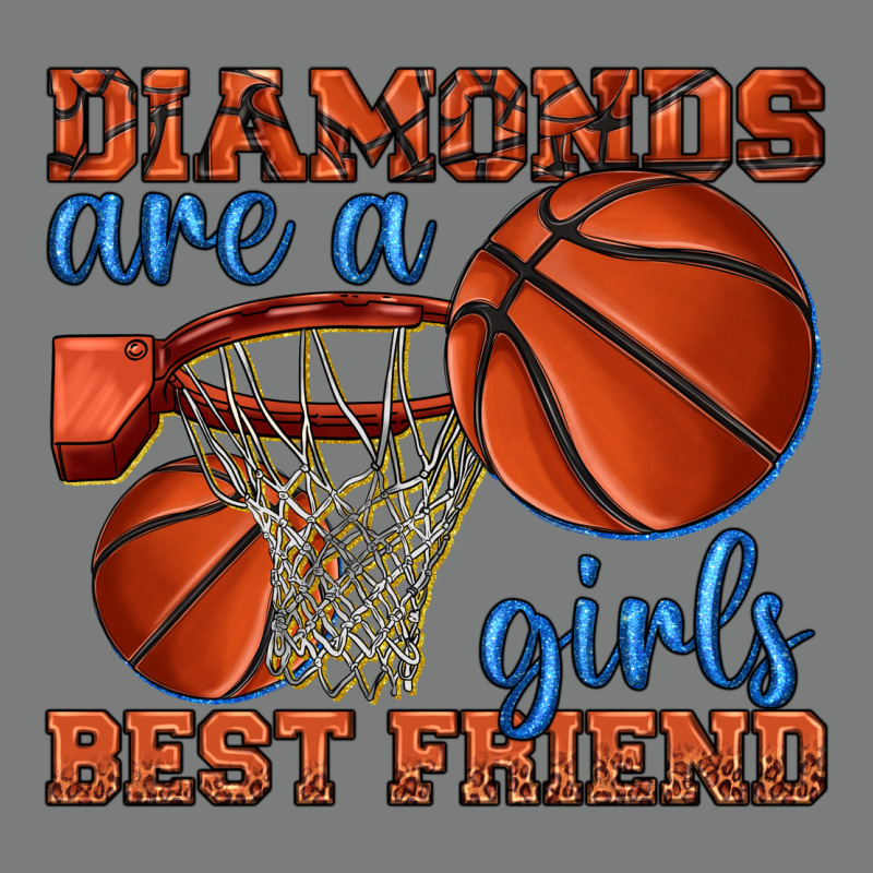 Diamonds Are A Girls Best Friend Basketball Premium Hoodie by texasbilliewilder | Teevron