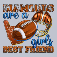 Diamonds Are A Girls Best Friend Football Premium Hoodie | Teevron