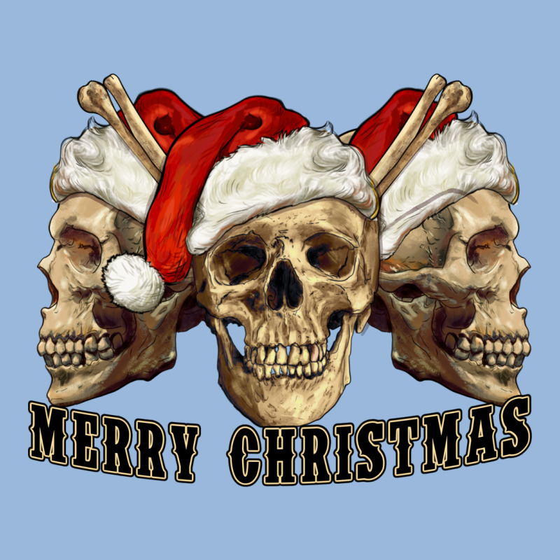 Merry Christmas Skulls Premium Hoodie by RanaPortraitStore | Teevron