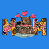 Mom Bear With Sunflowers Premium Hoodie | Teevron