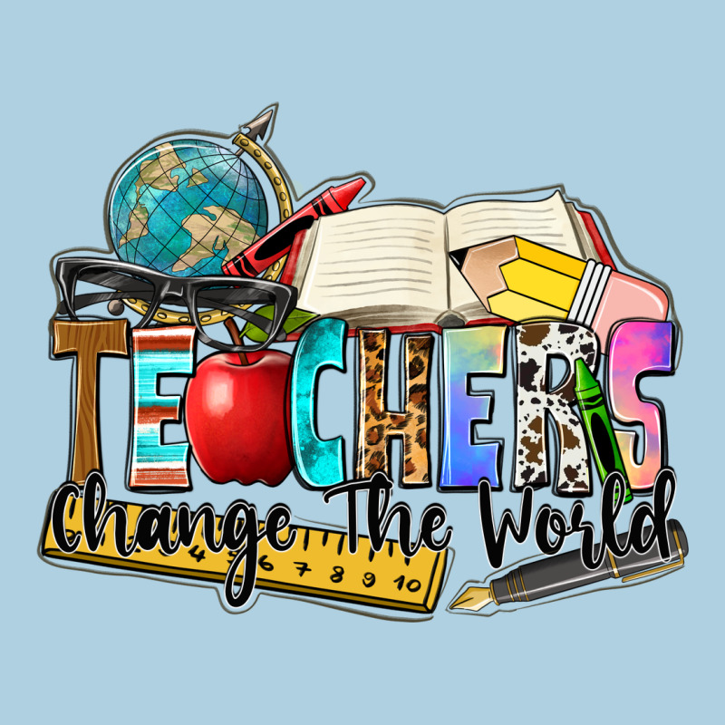Teachers Change The World Premium Hoodie by Zillion Design Studio | Teevron