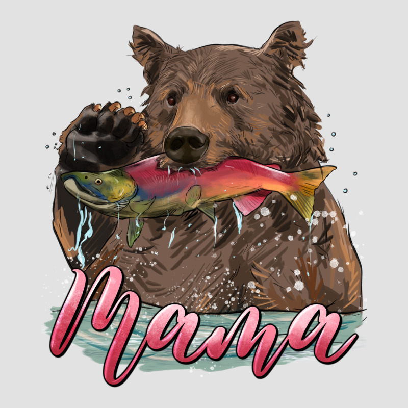 Mother's Day Mama Bear Hunting Fish Premium Hoodie by RanaPortraitStore | Teevron