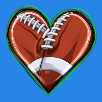 Football Heart Premium Hoodie | Teevron