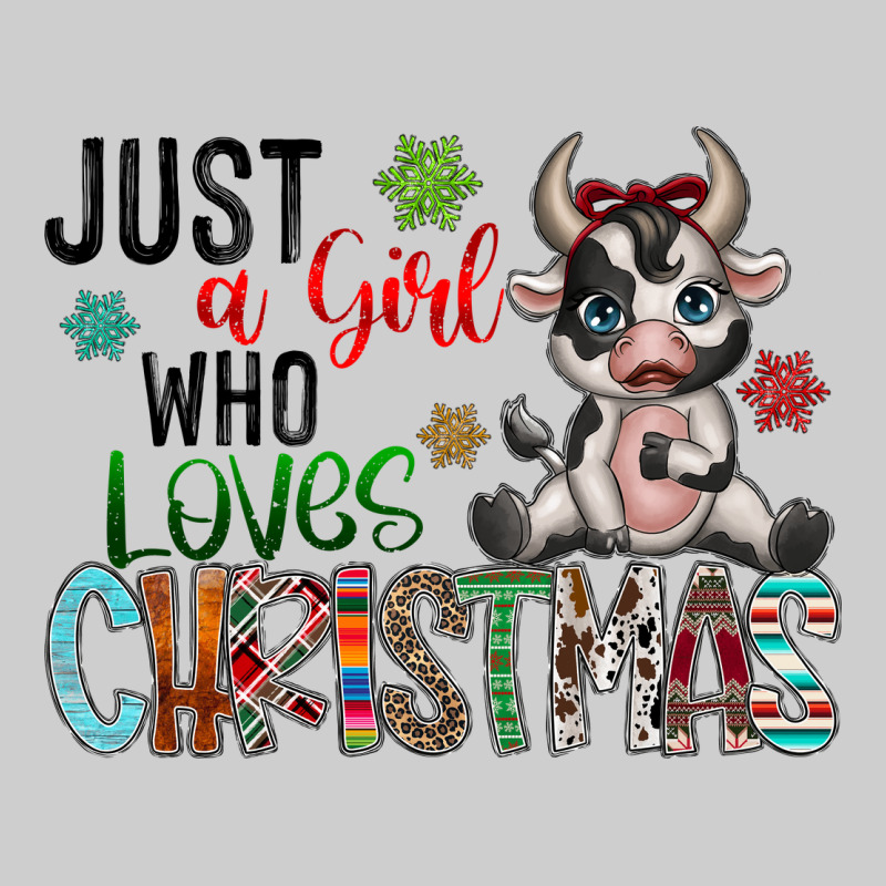 Just A Girl Who Loves Christmas Premium Tee by CowhideDigitalArt | Teevron