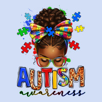 Autism Awareness Afro Messy Bun Urban Hoodie | Teevron