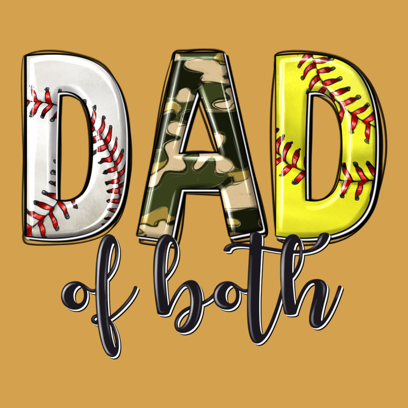 Dad Of Both With Softball And Baseball Urban Hoodie by texasbilliewilder | Teevron
