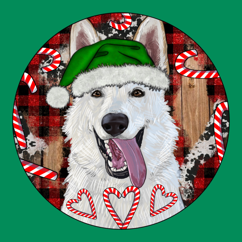 Christmas White Shepherd With Buffalo Plaid Urban Hoodie by RanaPortraitStore | Teevron