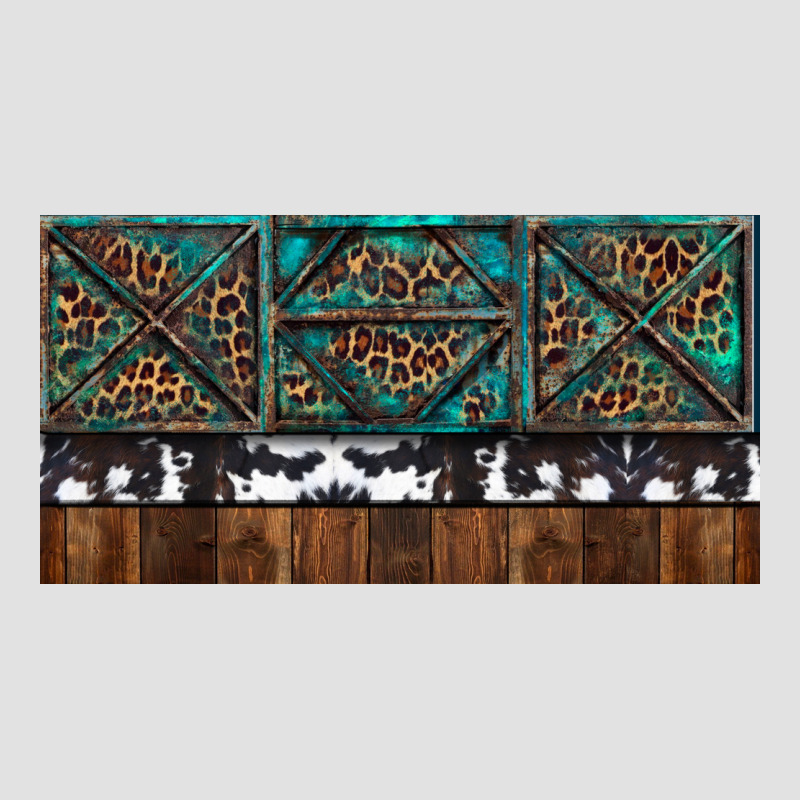 Rusty Sunflowers With Cowhide And Turquoise Premium Hoodie by RanaPortraitStore | Teevron