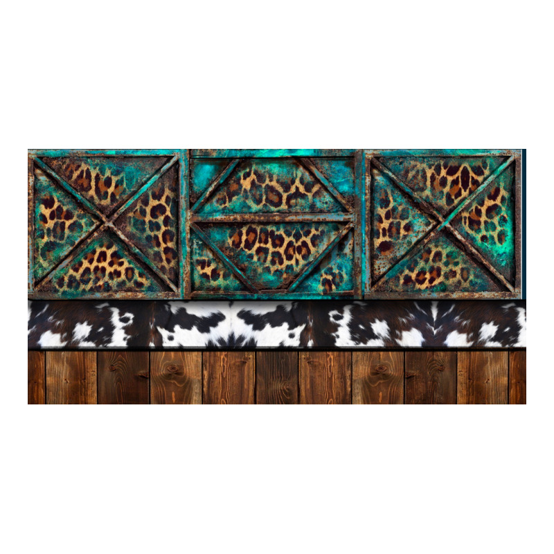 Rusty Sunflowers With Cowhide And Turquoise Premium Hoodie by RanaPortraitStore | Teevron