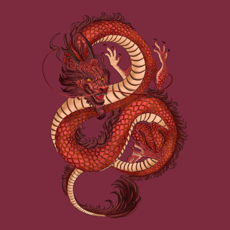 Red Dragon Premium Hoodie by RanaPortraitStore | Teevron